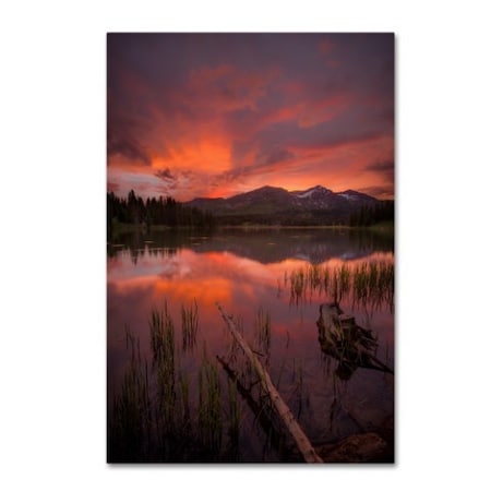Dan Ballard 'Sunset Reflections' Canvas Art,16x24
